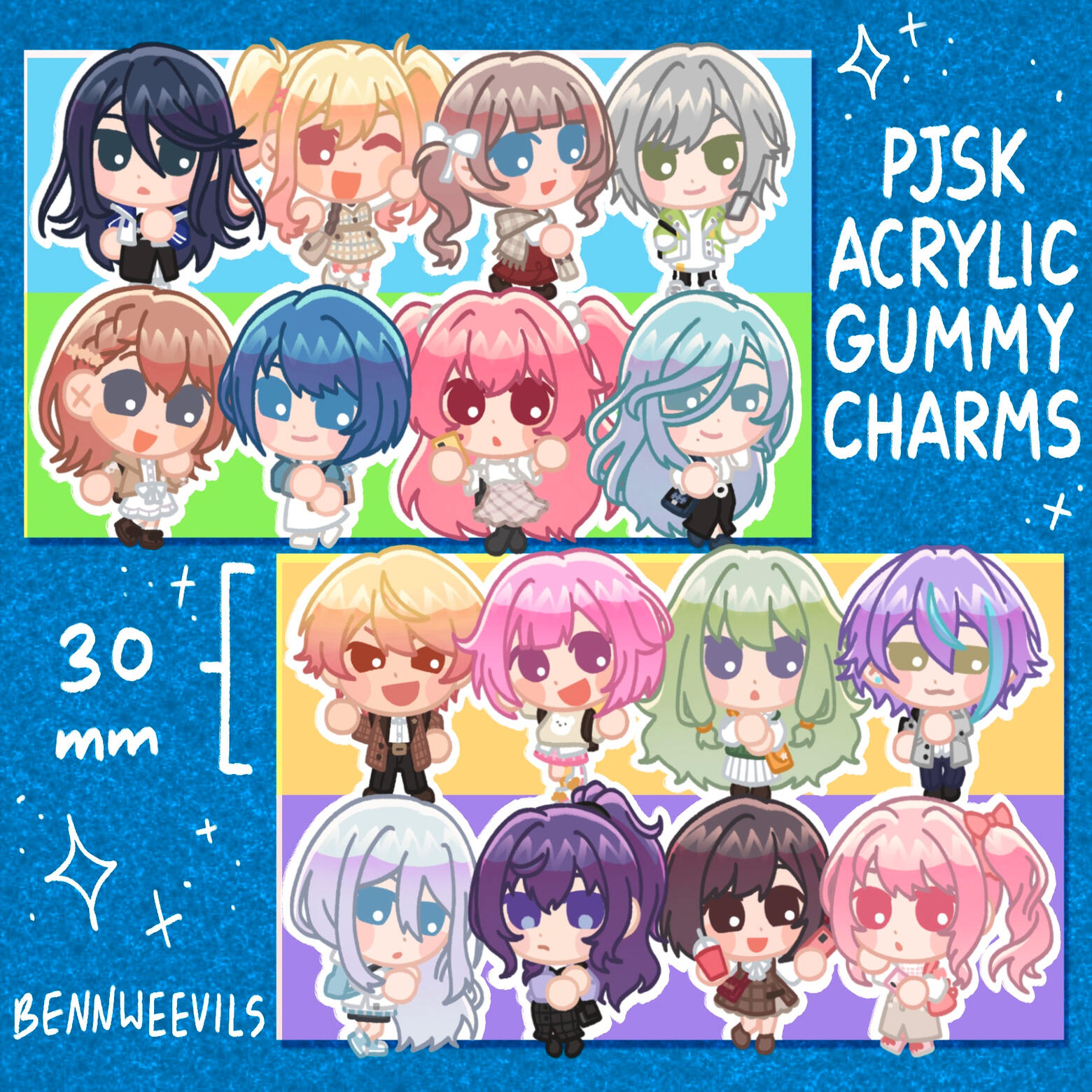 PJSK Gummy Charms PJSK Gummy Charms
