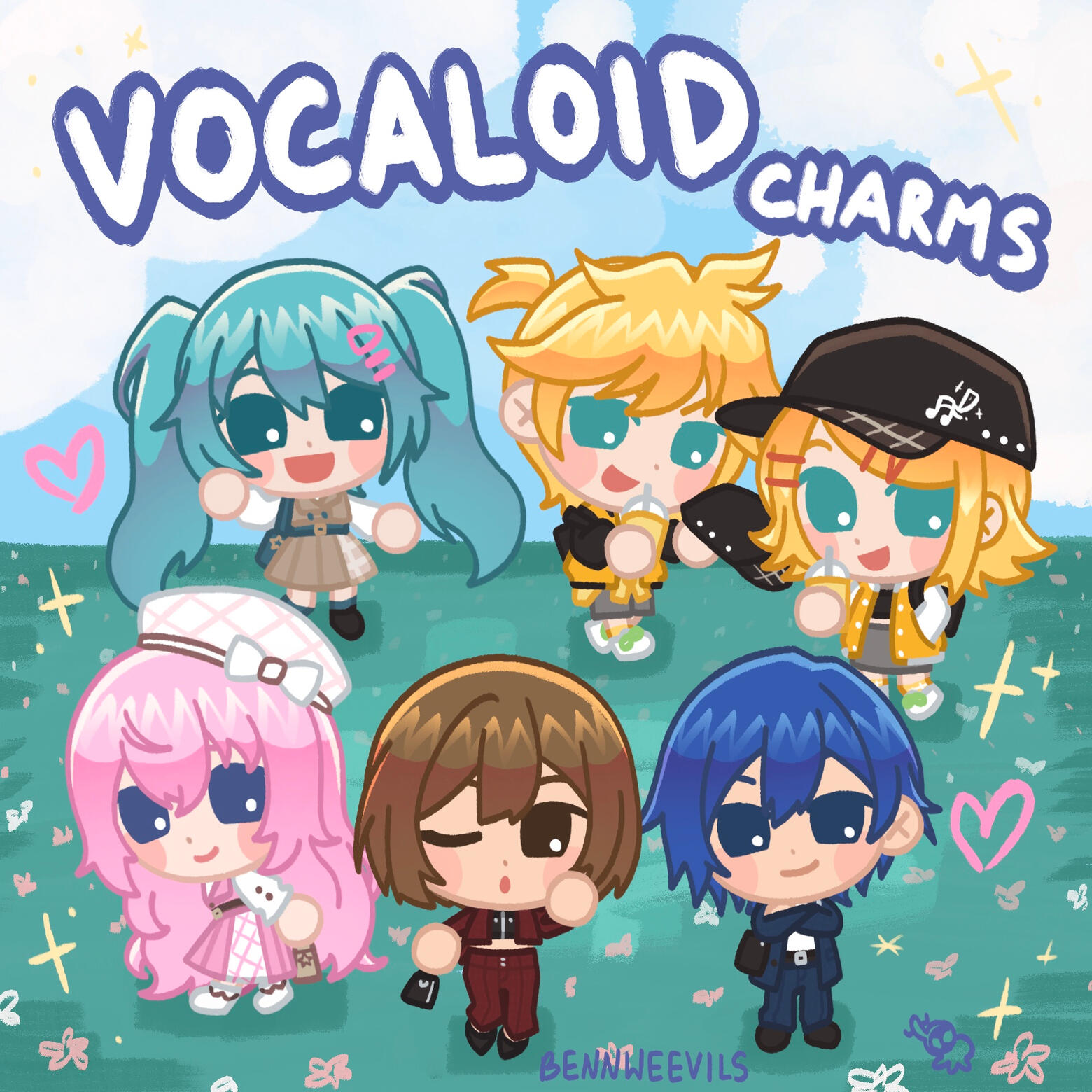Vocaloid Gummy Charms Vocaloid Gummy Charms
