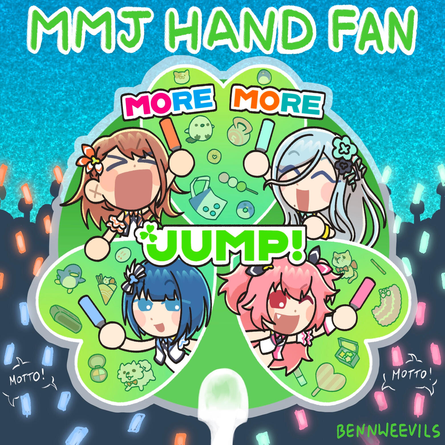 MMJ Hand Fan MMJ Hand Fan