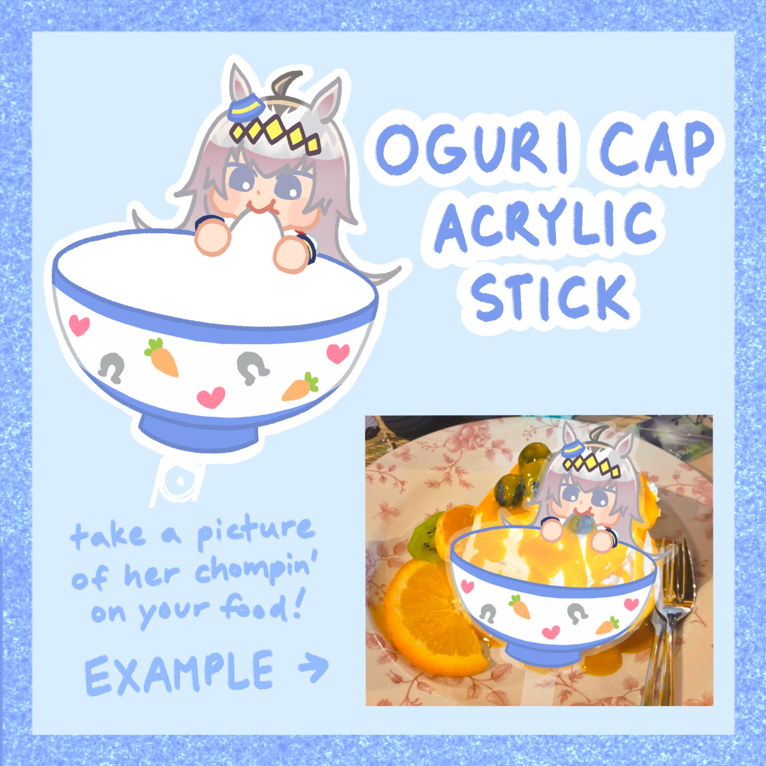 Oguri Cap Acrylic Stick Oguri Cap Acrylic Stick