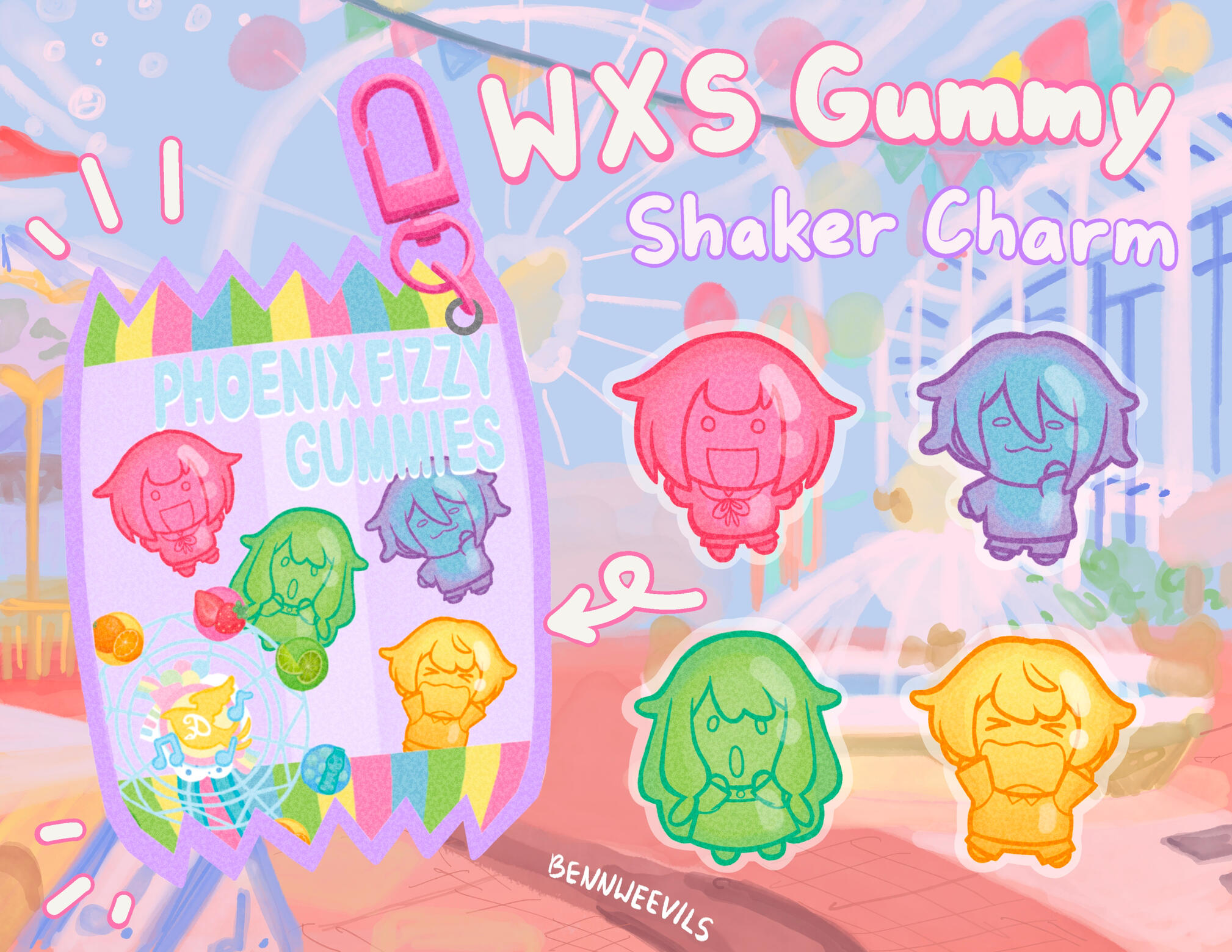 Wonderlands x Showtime Gummy Shaker Charm