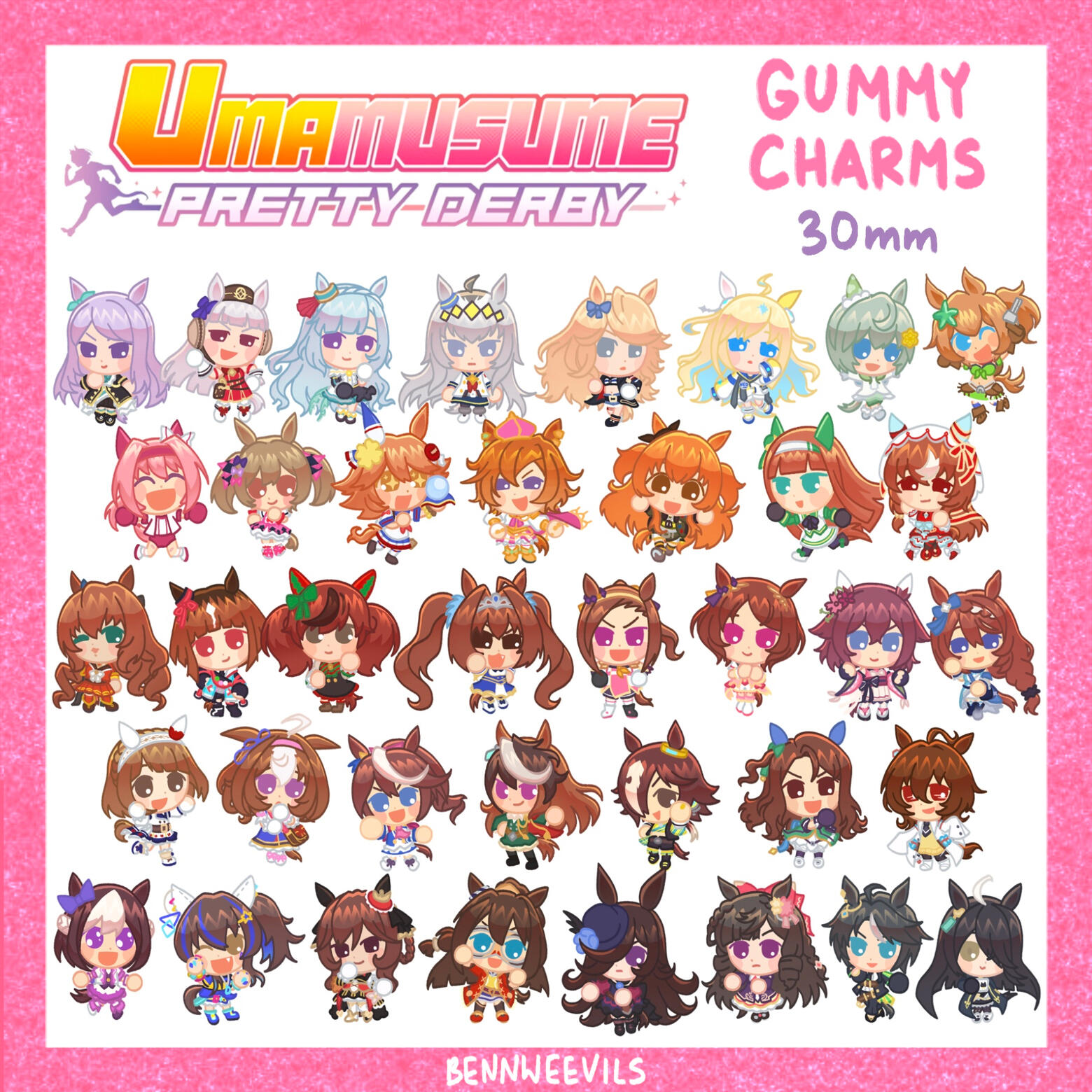 Umamusume Gummy Charms Umamusume Gummy Charms
