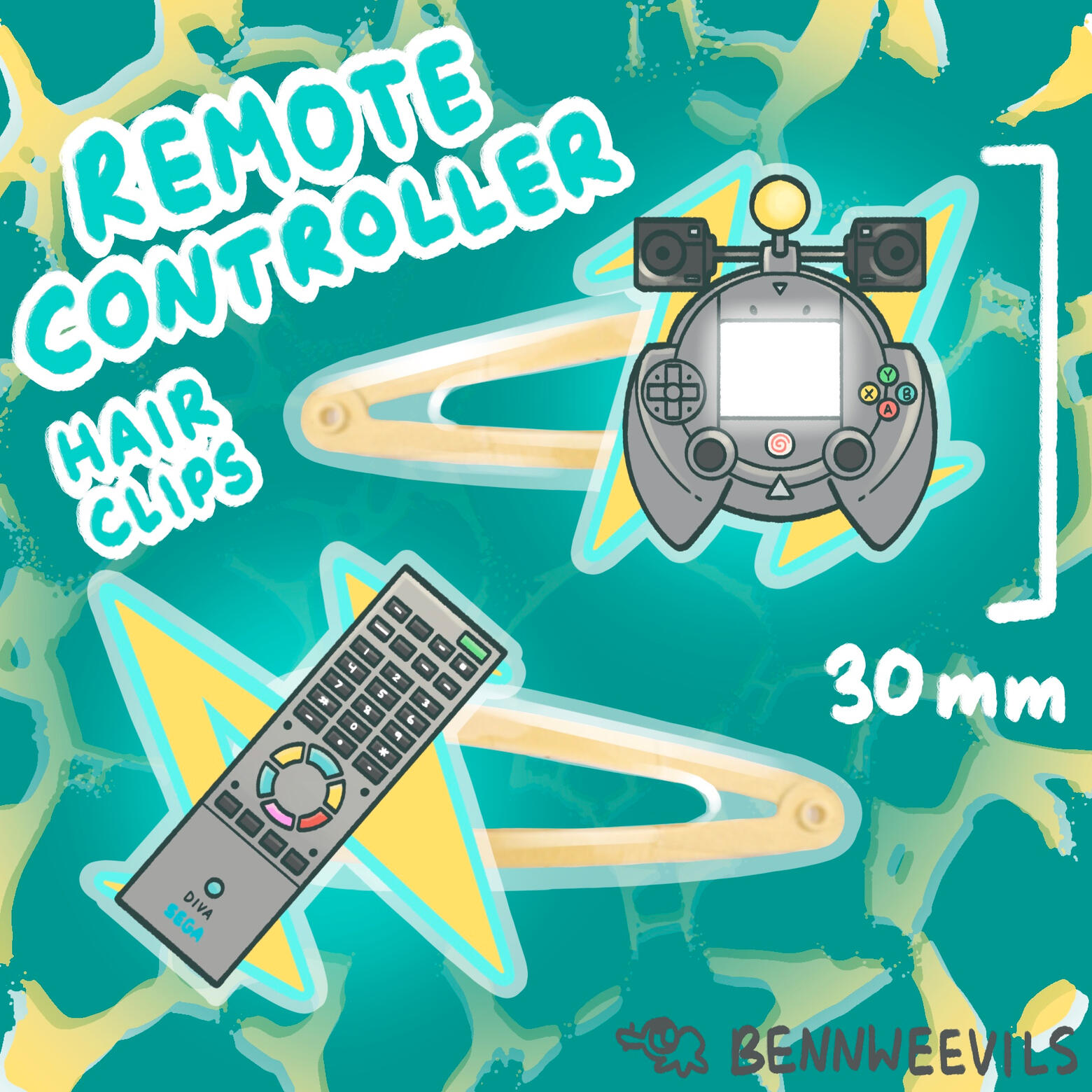 Remote Controller Hair Clips (Wonderful Opportunity) Remote Controller Hair Clips (Wonderful Opportunity)