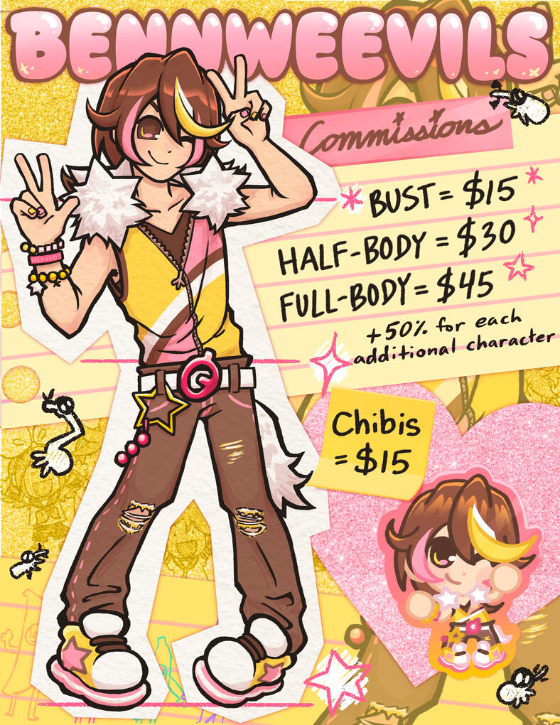 Commission Sheet Commission Sheet