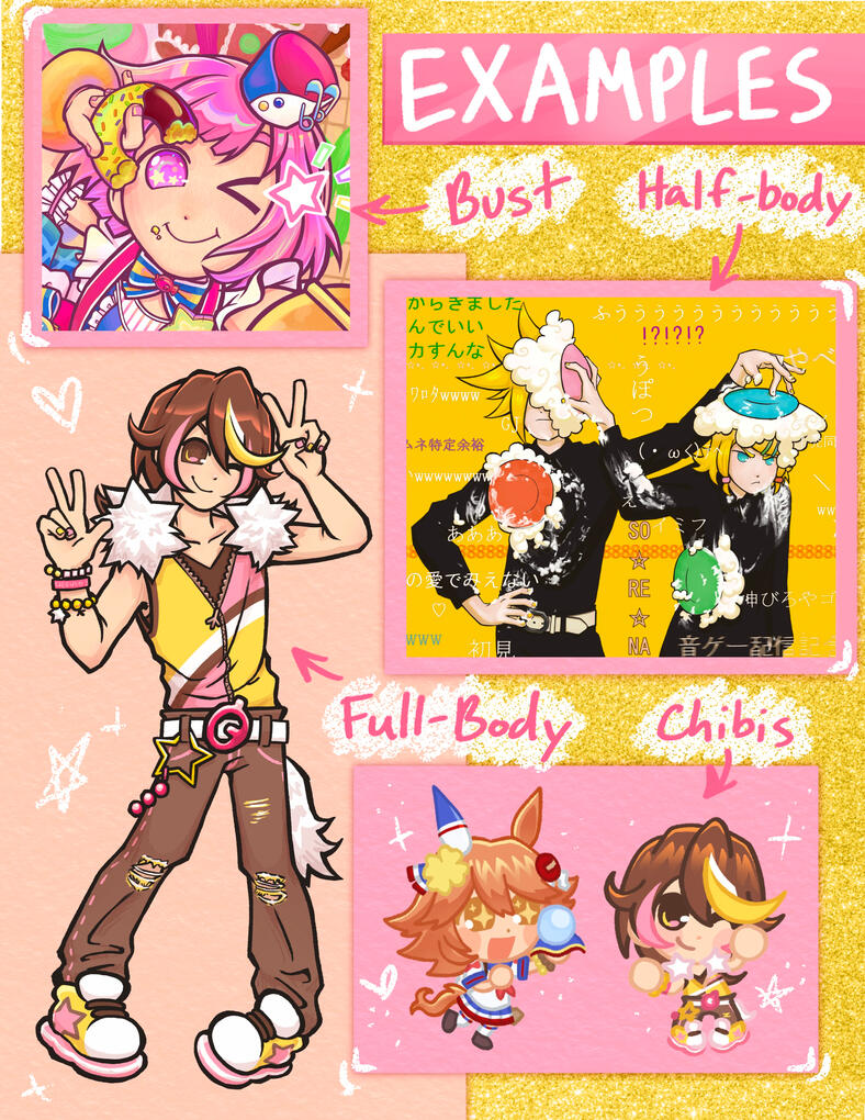 Commission Example Sheet Commission Example Sheet